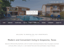 Tablet Screenshot of marinadelreyapts.com